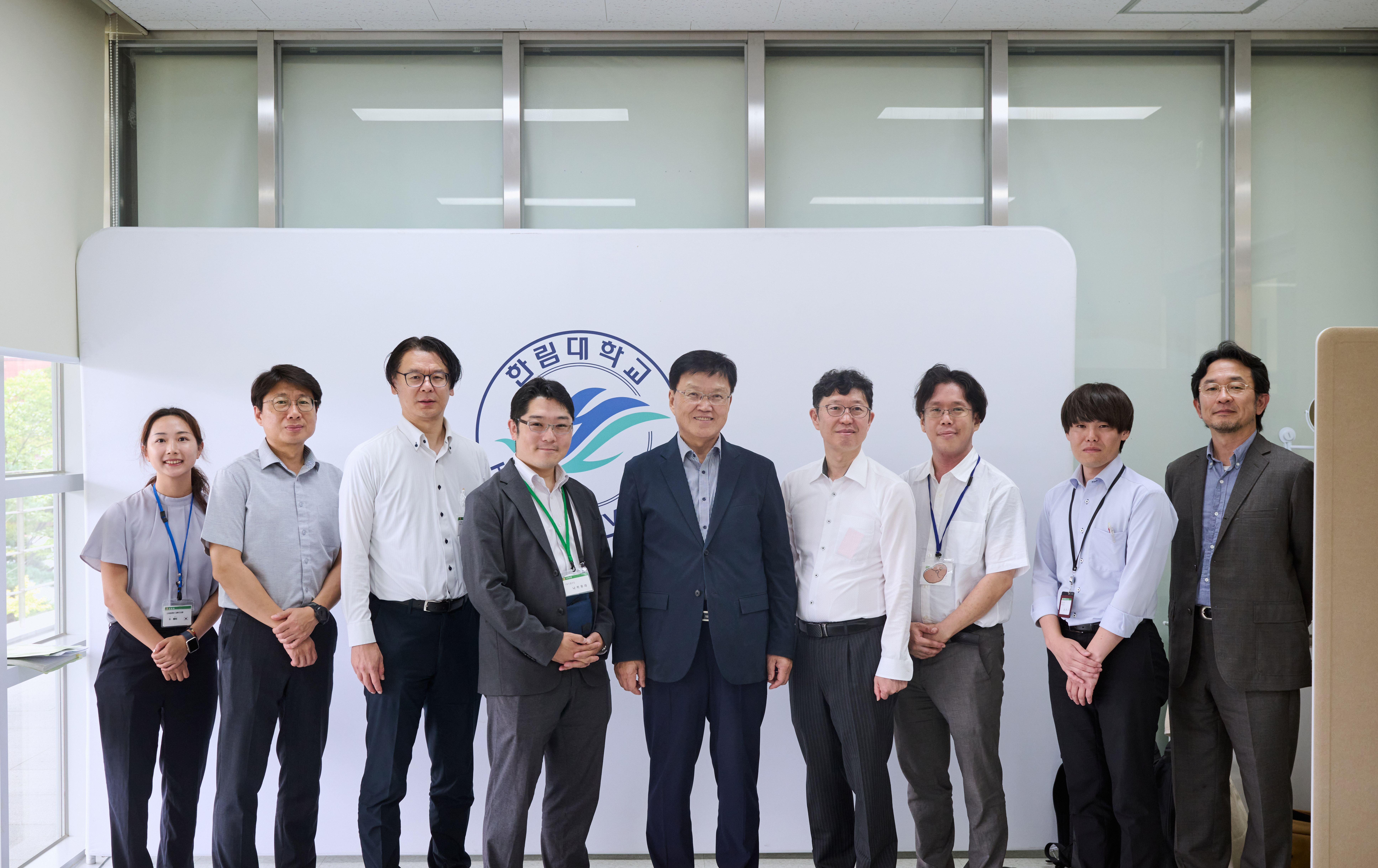 한림대-일본 나가노현 교류 및 간담회 기념사진
